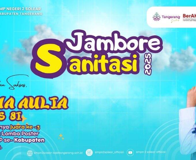Lomba Poster JUARA KE-3 Tingkat SMP se-Kabupaten Tangerang
